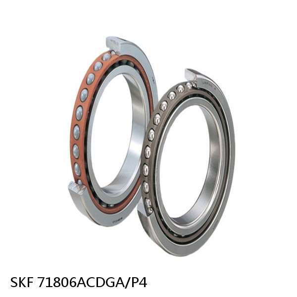 71806ACDGA/P4 SKF Super Precision,Super Precision Bearings,Super Precision Angular Contact,71800 Series,25 Degree Contact Angle