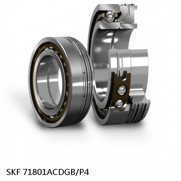 71801ACDGB/P4 SKF Super Precision,Super Precision Bearings,Super Precision Angular Contact,71800 Series,25 Degree Contact Angle