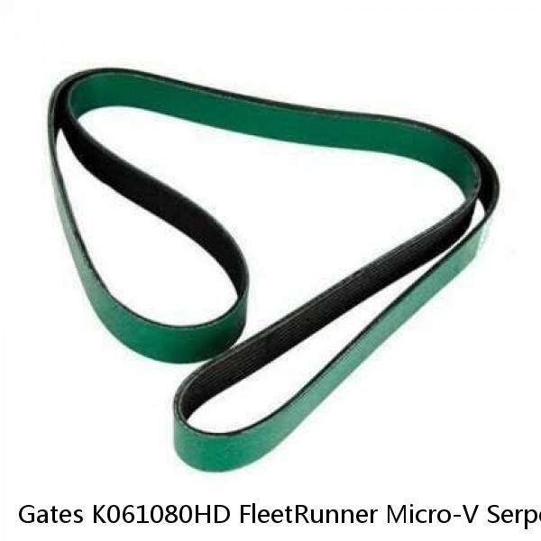 Gates K061080HD FleetRunner Micro-V Serpentine Drive Belt #1 small image