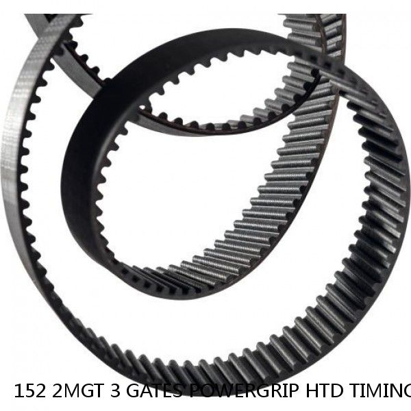 152 2MGT 3 GATES POWERGRIP HTD TIMING BELT 2M PITCH, 152MM LONG, 3MM WIDE #1 small image