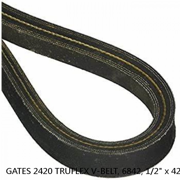 GATES 2420 TRUFLEX V-BELT, 6842, 1/2" x 42", NIB #1 image