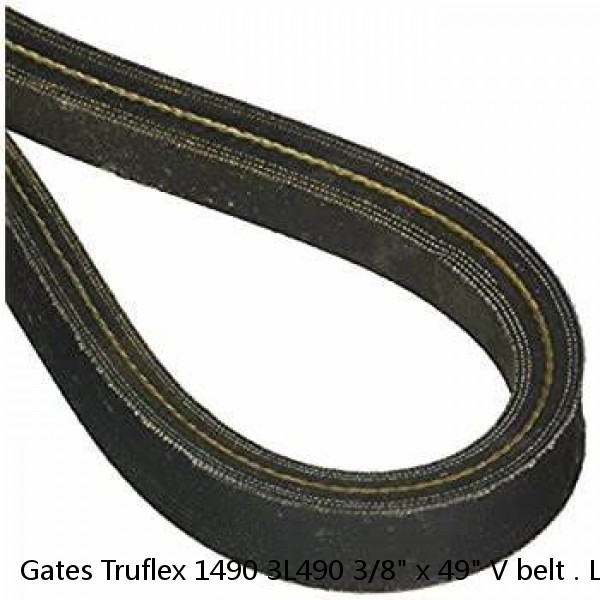 Gates Truflex 1490 3L490 3/8" x 49" V belt . Lot Of 2 #1 image